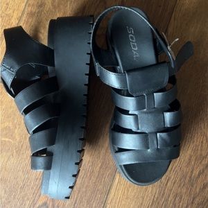 Soda Platform Sandals